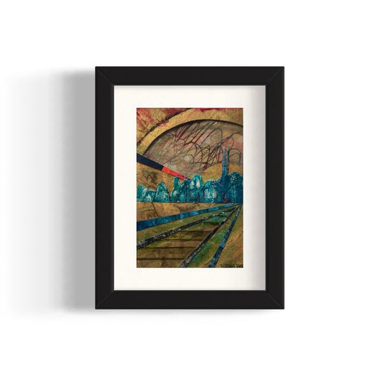 Going Home- Original Work on Paper - R.Kaelber Art