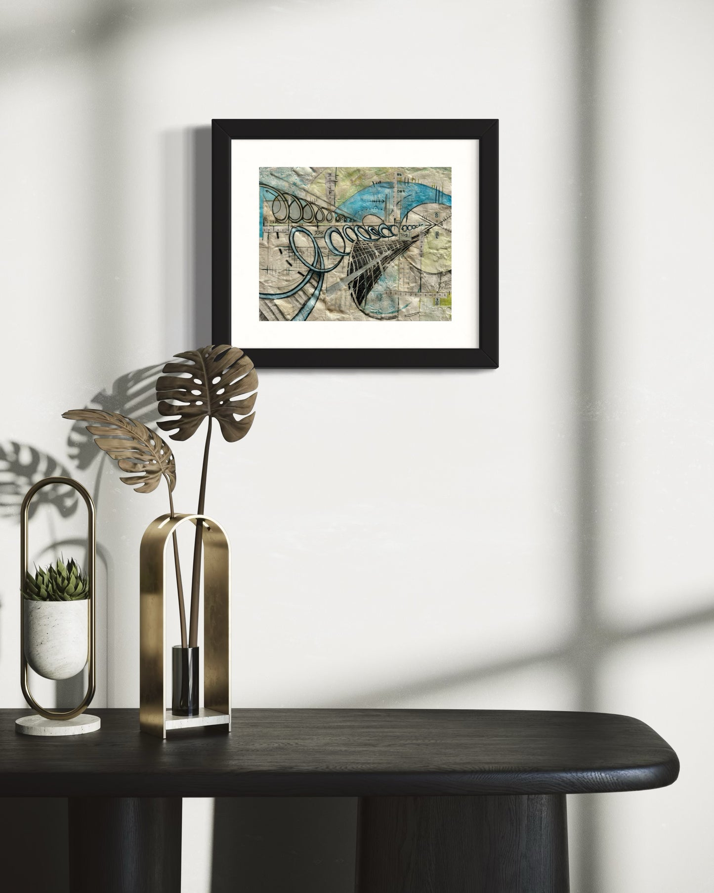 New Perspectives-Original Artwork on Handmade Recycled Paper - R.Kaelber Art