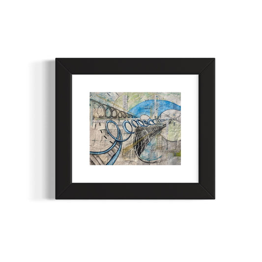 New Perspectives-Original Artwork on Handmade Recycled Paper - R.Kaelber Art