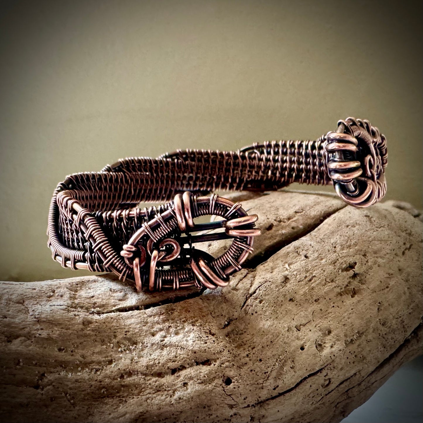 Twisting Copper Cuff Made to Order