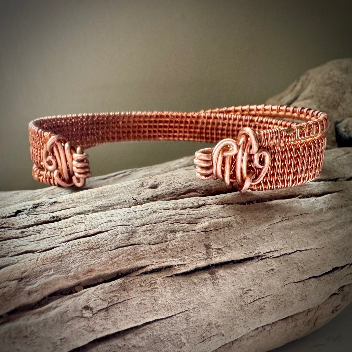 Simple Twist Copper Cuff Made to Order