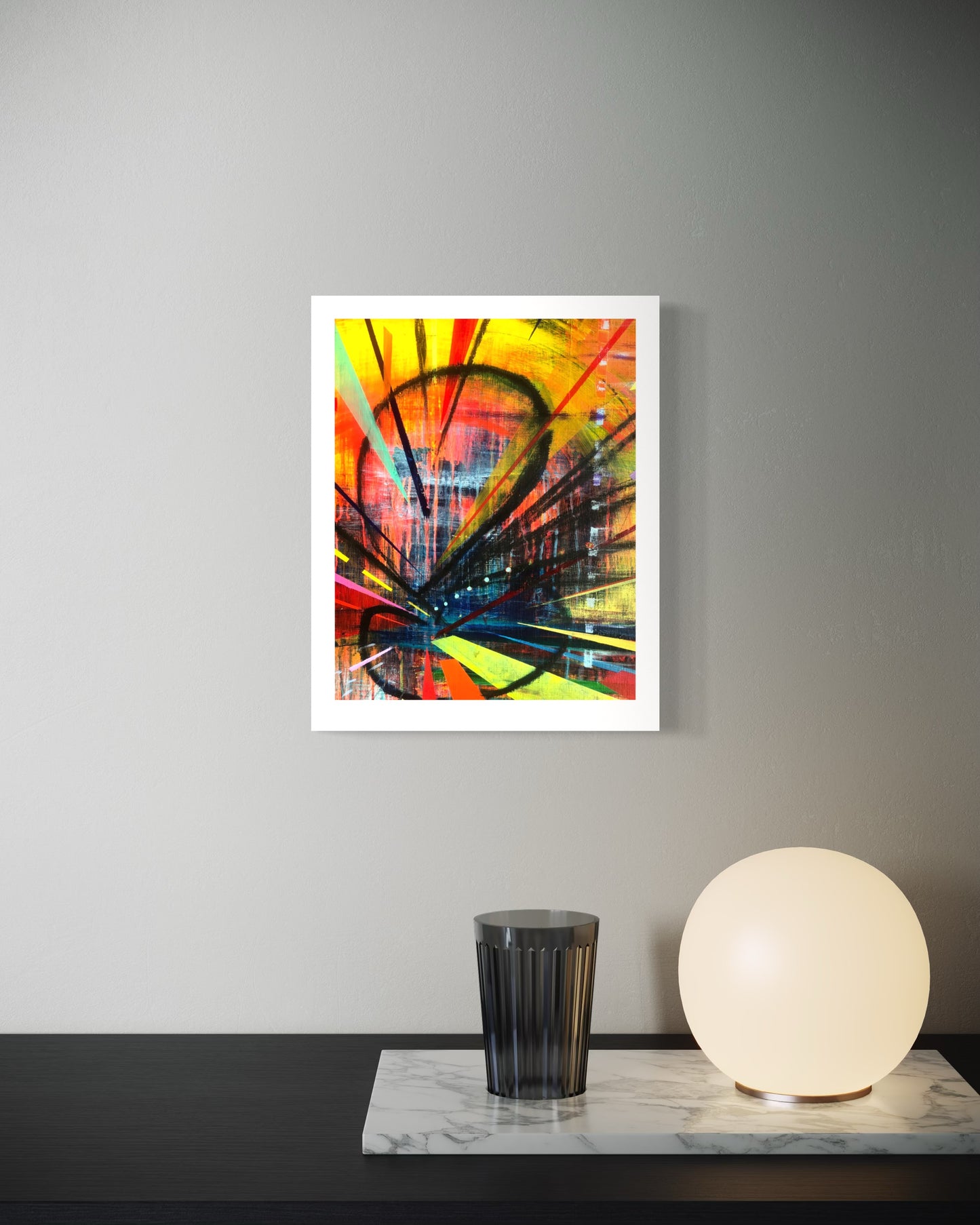 Entering the Unknown Center-Reproduction Print