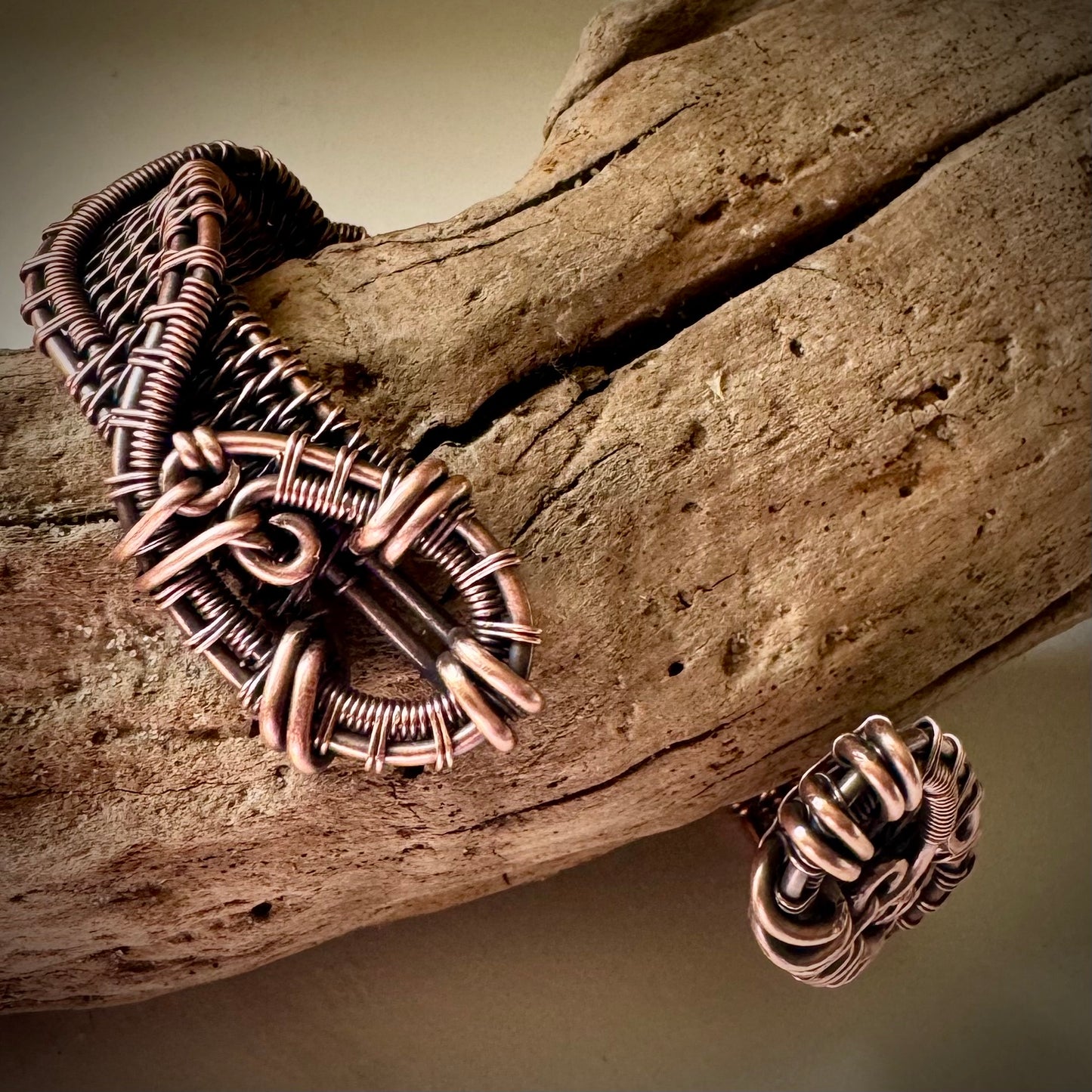 Twisting Copper Cuff Made to Order