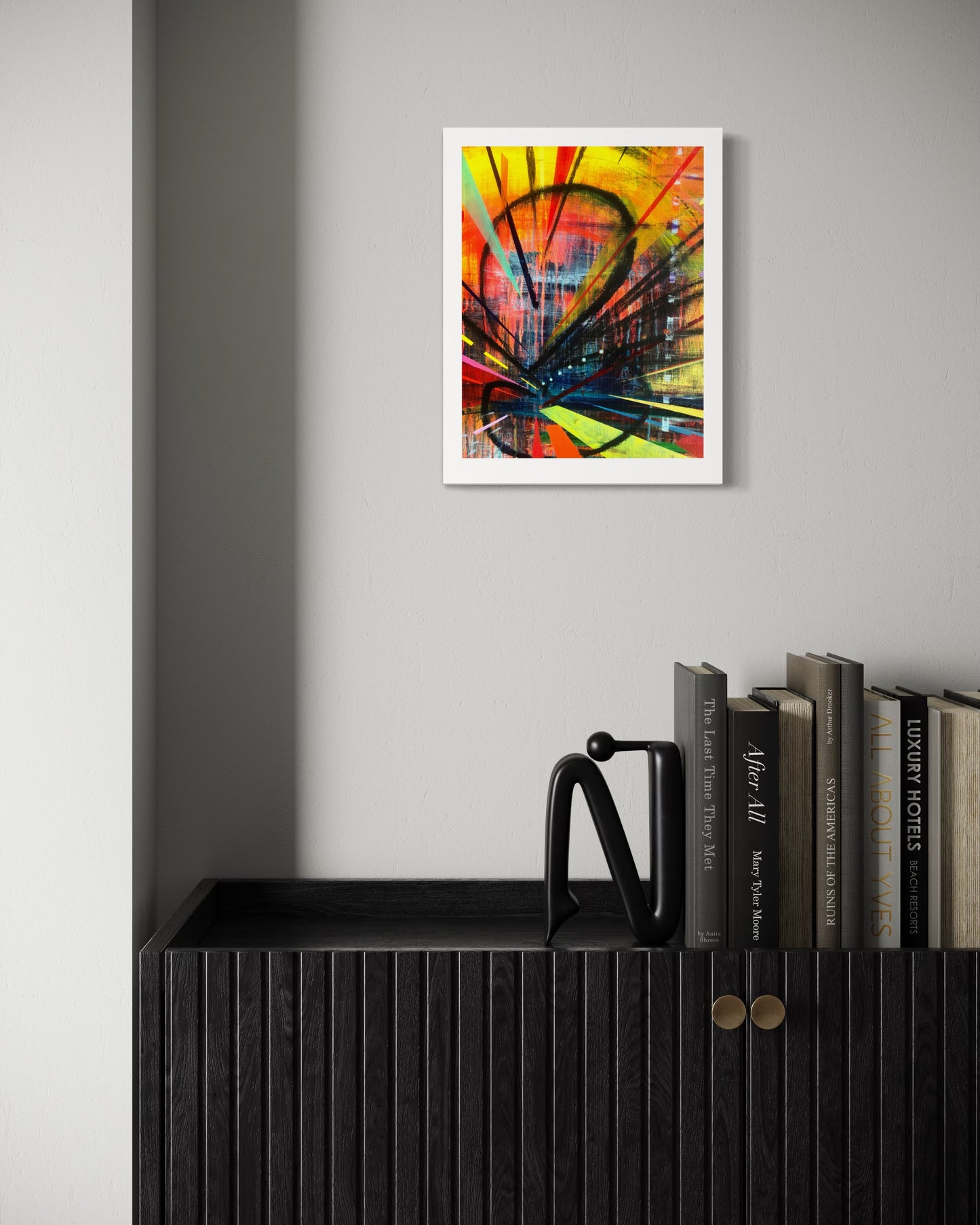 Entering the Unknown Center-Reproduction Print