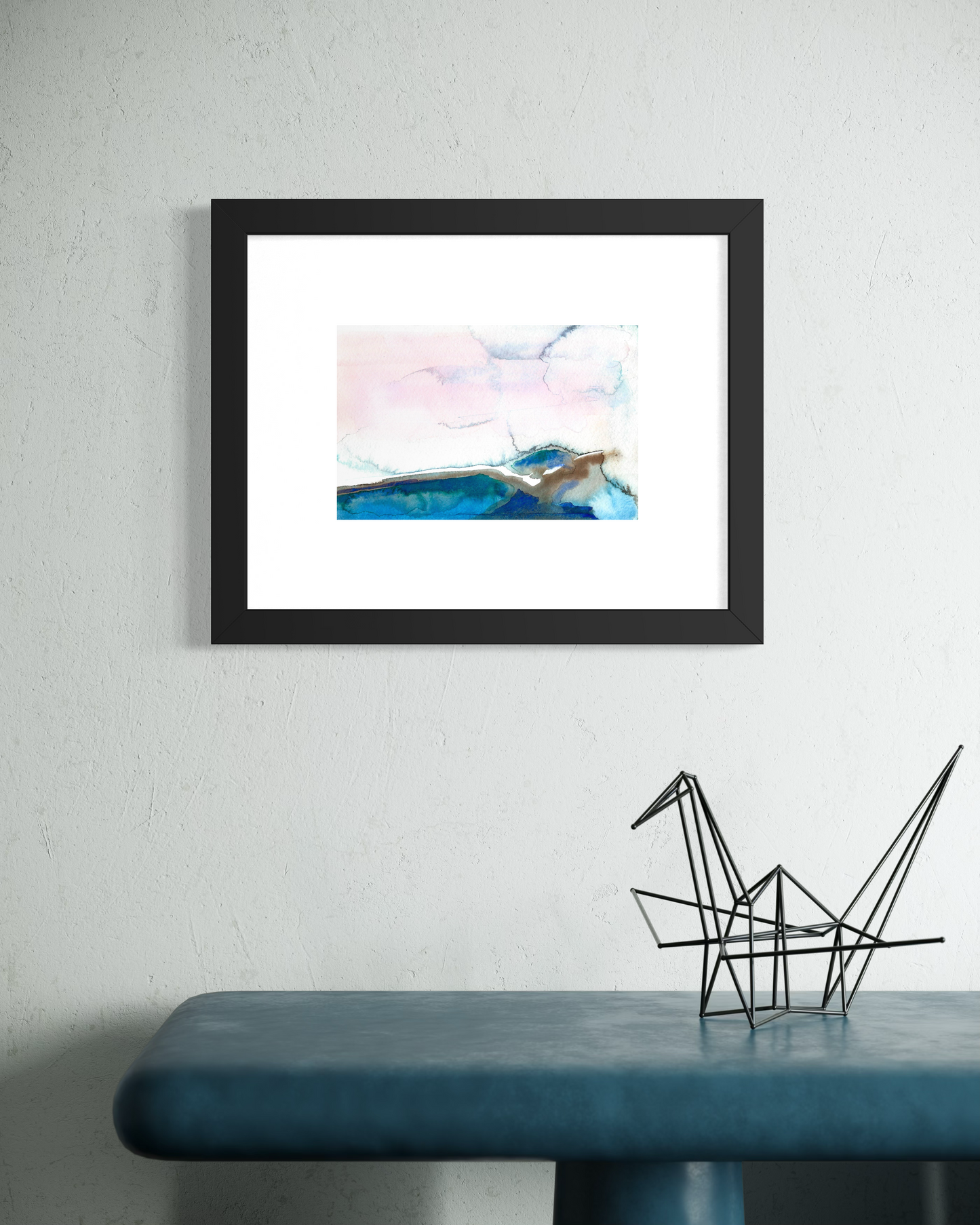Tide Pool View Original Watercolor on Paper - R.Kaelber Art