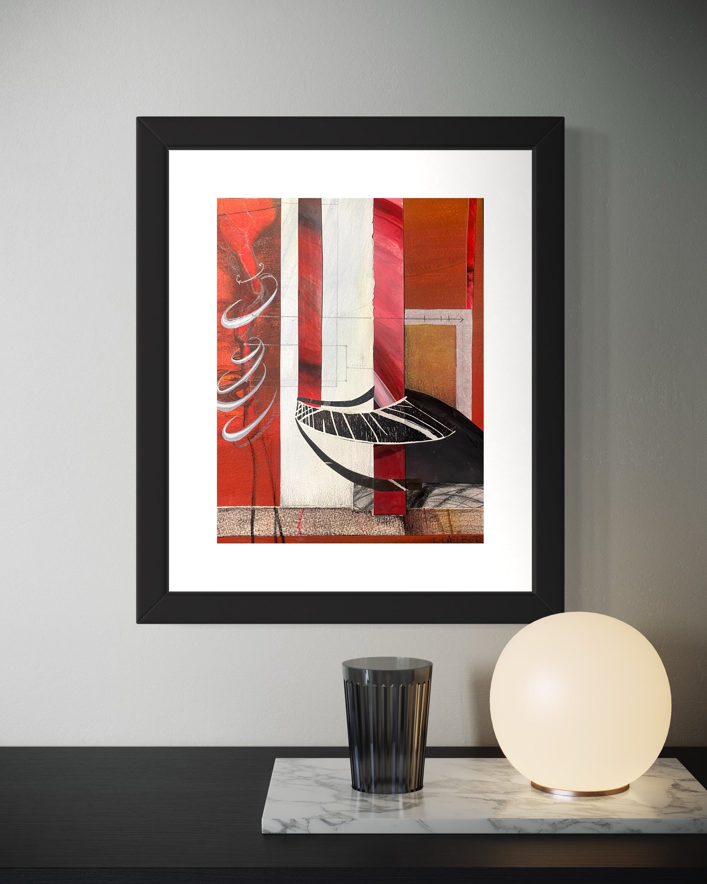 Long Way to the Shortcut- Original Artwork on Paper - R.Kaelber Art
