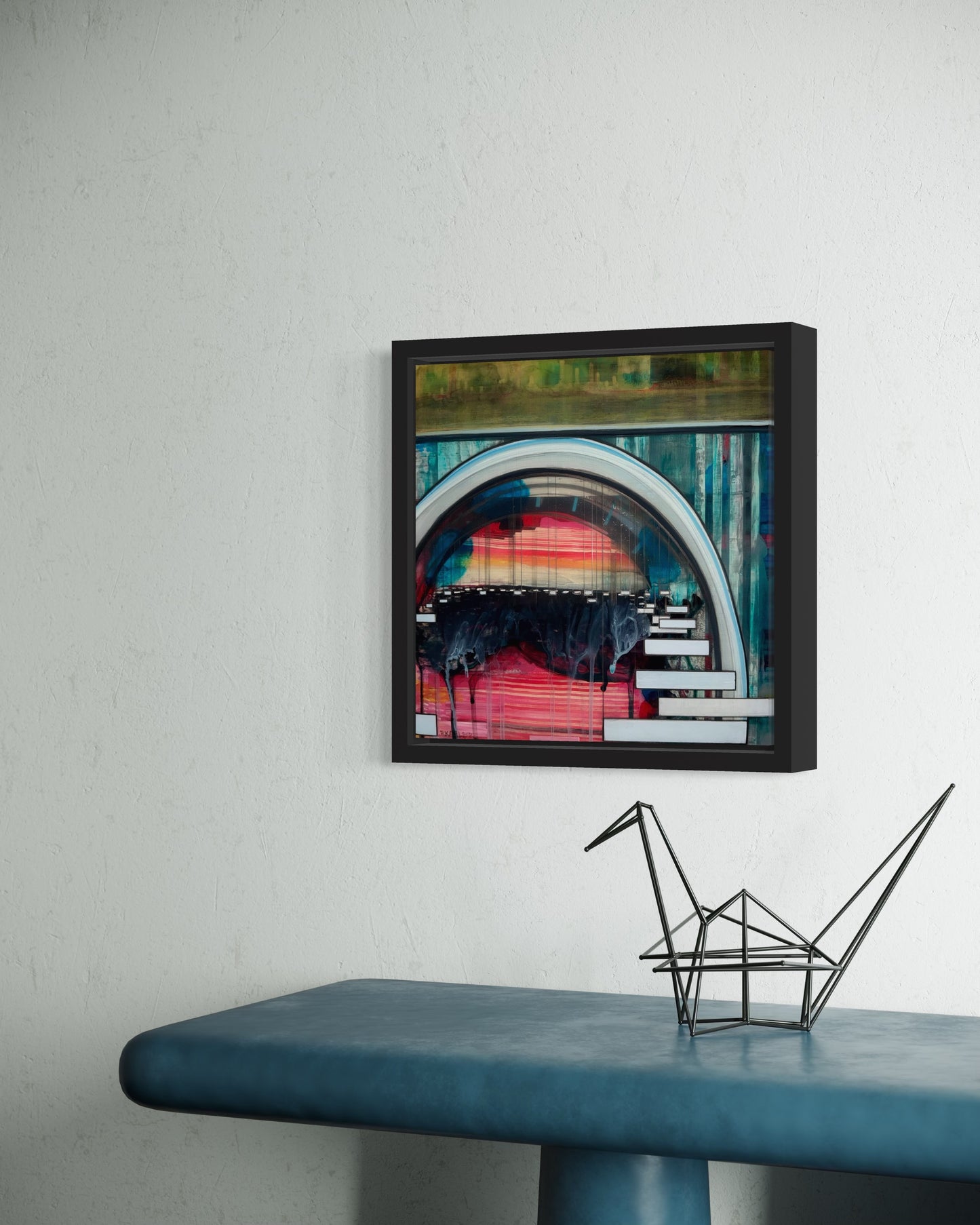 Somewhere Under the Rainbow- Original Artwork on Canvas