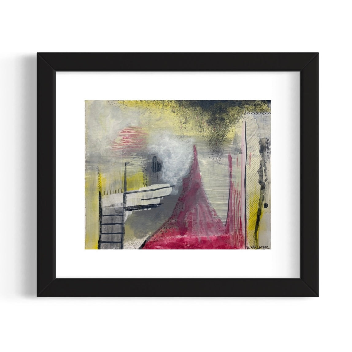 Missing Trail II - Original Artwork on Paper - R.Kaelber Art