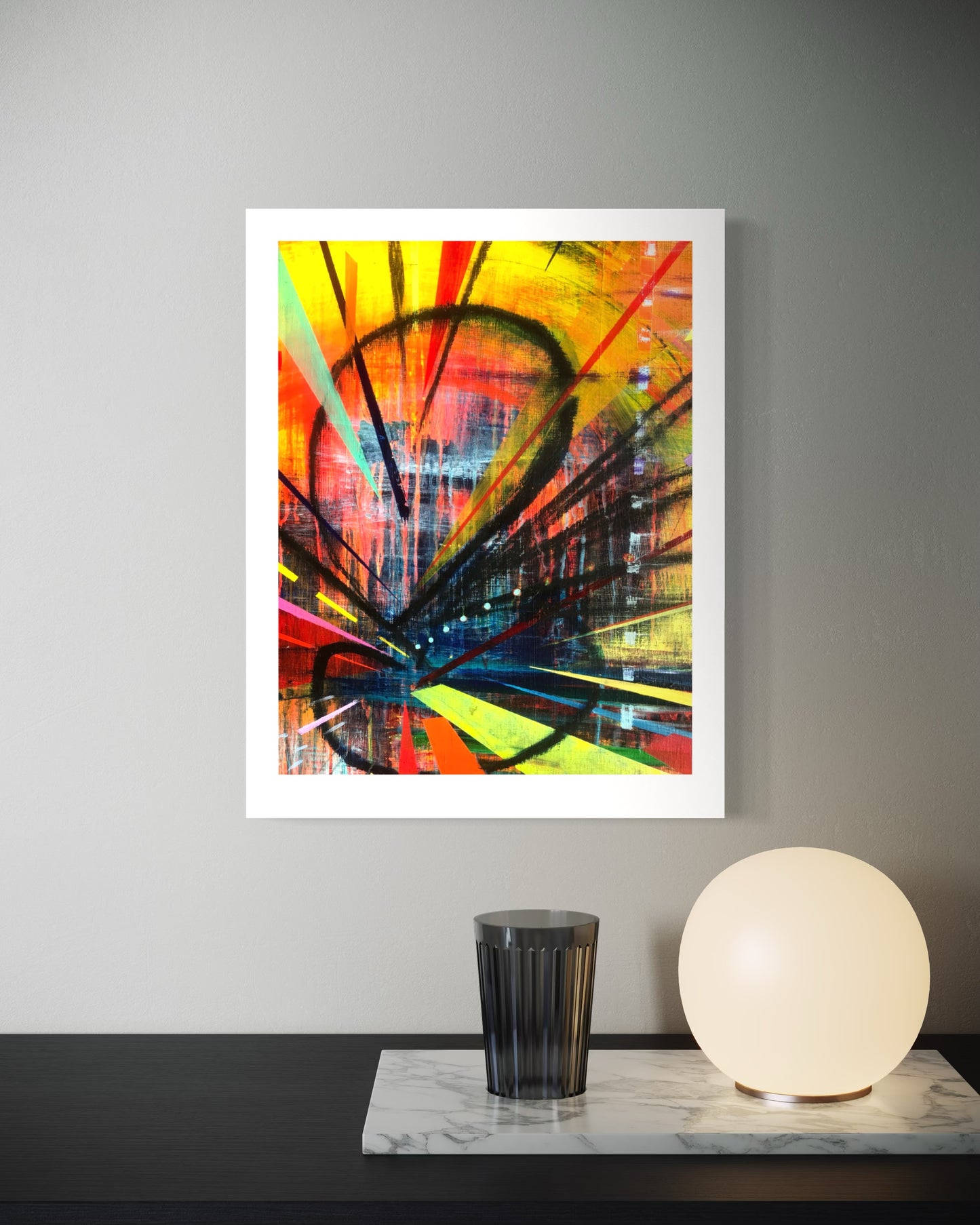 Entering the Unknown Center-Reproduction Print