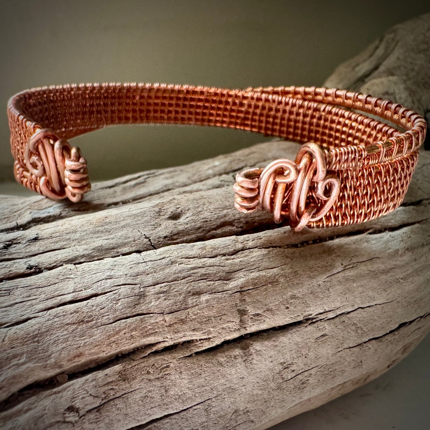 Simple Twist Copper Cuff Made to Order