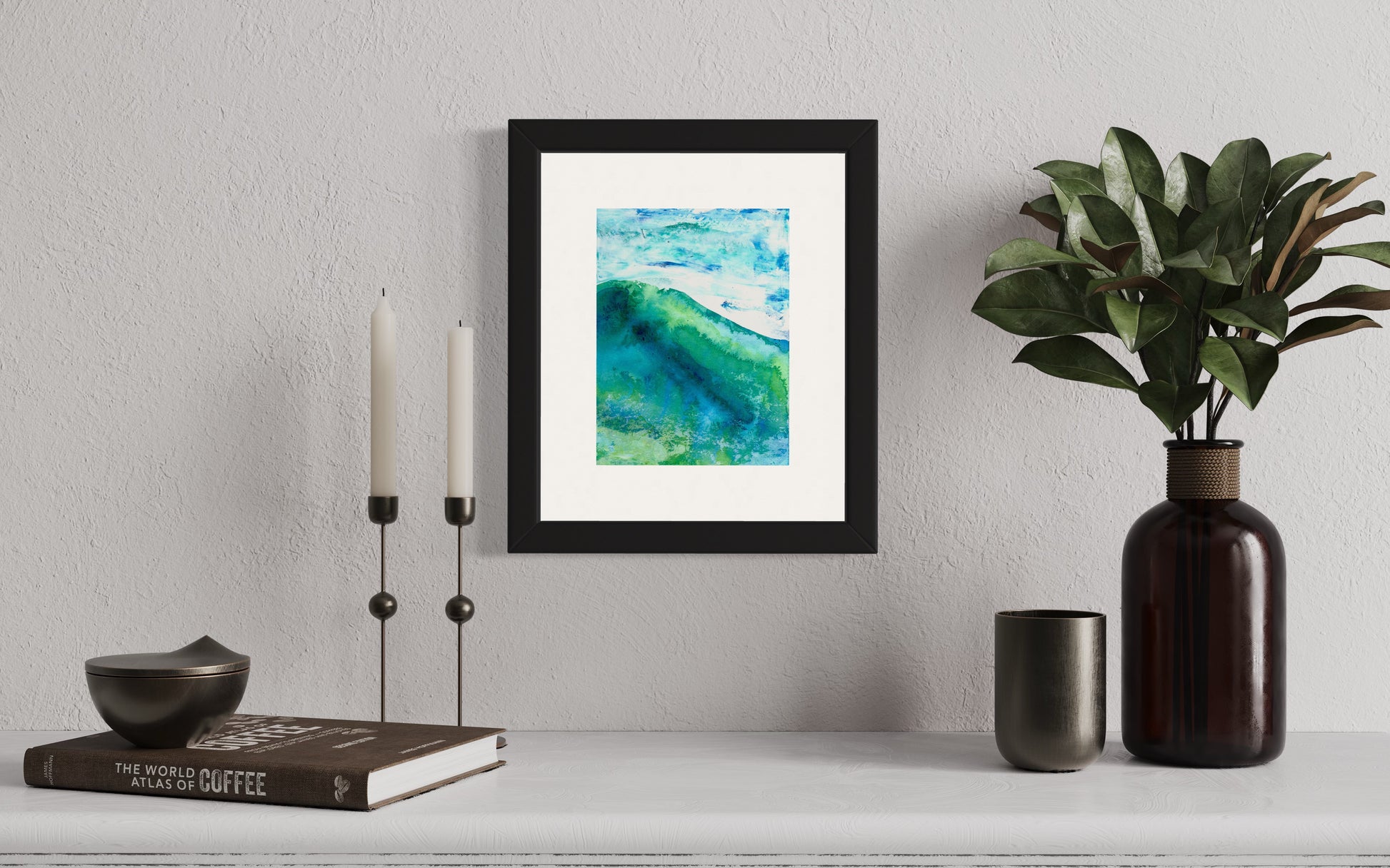 New Air II - Original Artwork on Paper - R.Kaelber Art