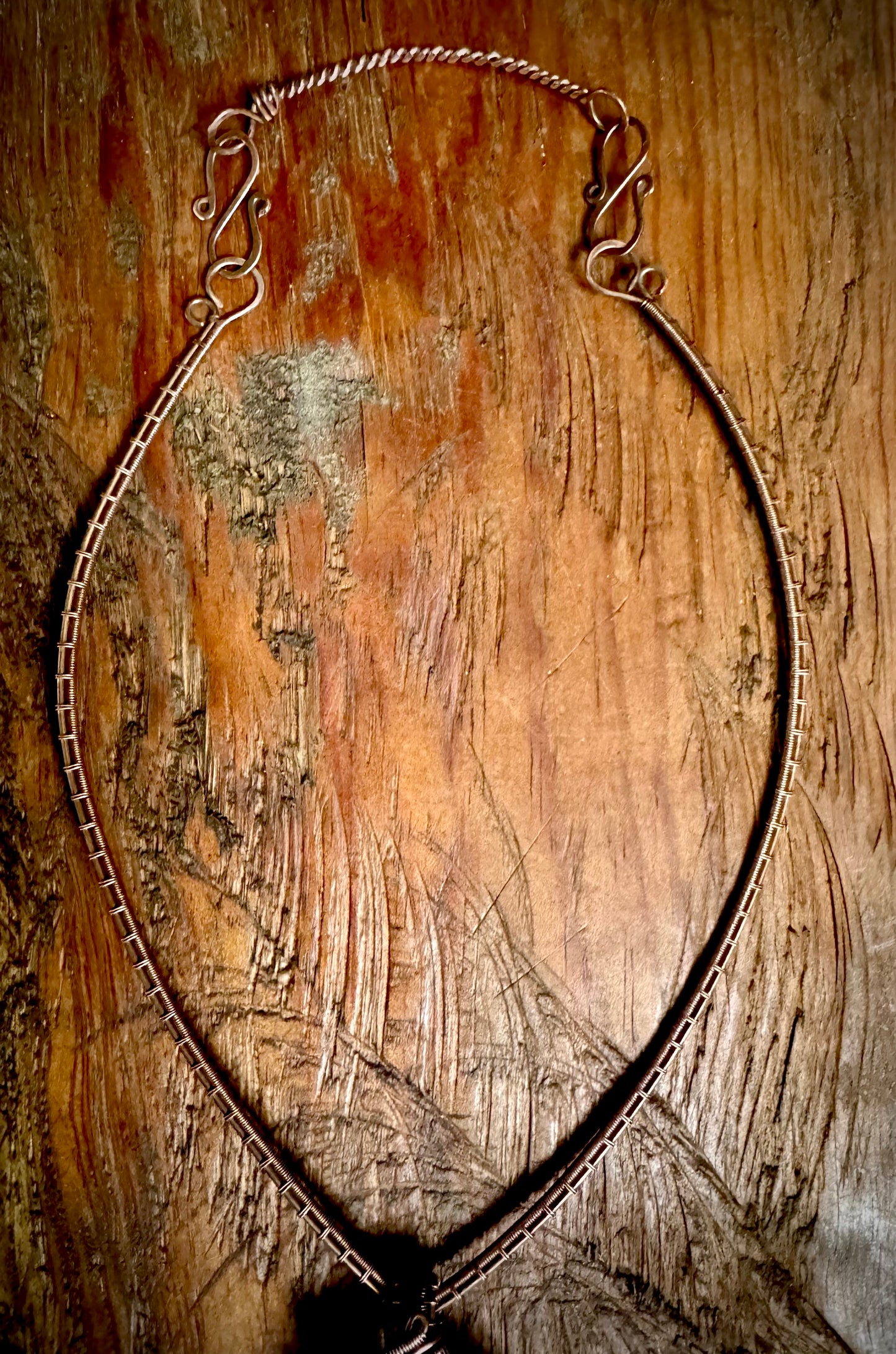 Labradorite Statement Necklace with Copper - R.Kaelber Art