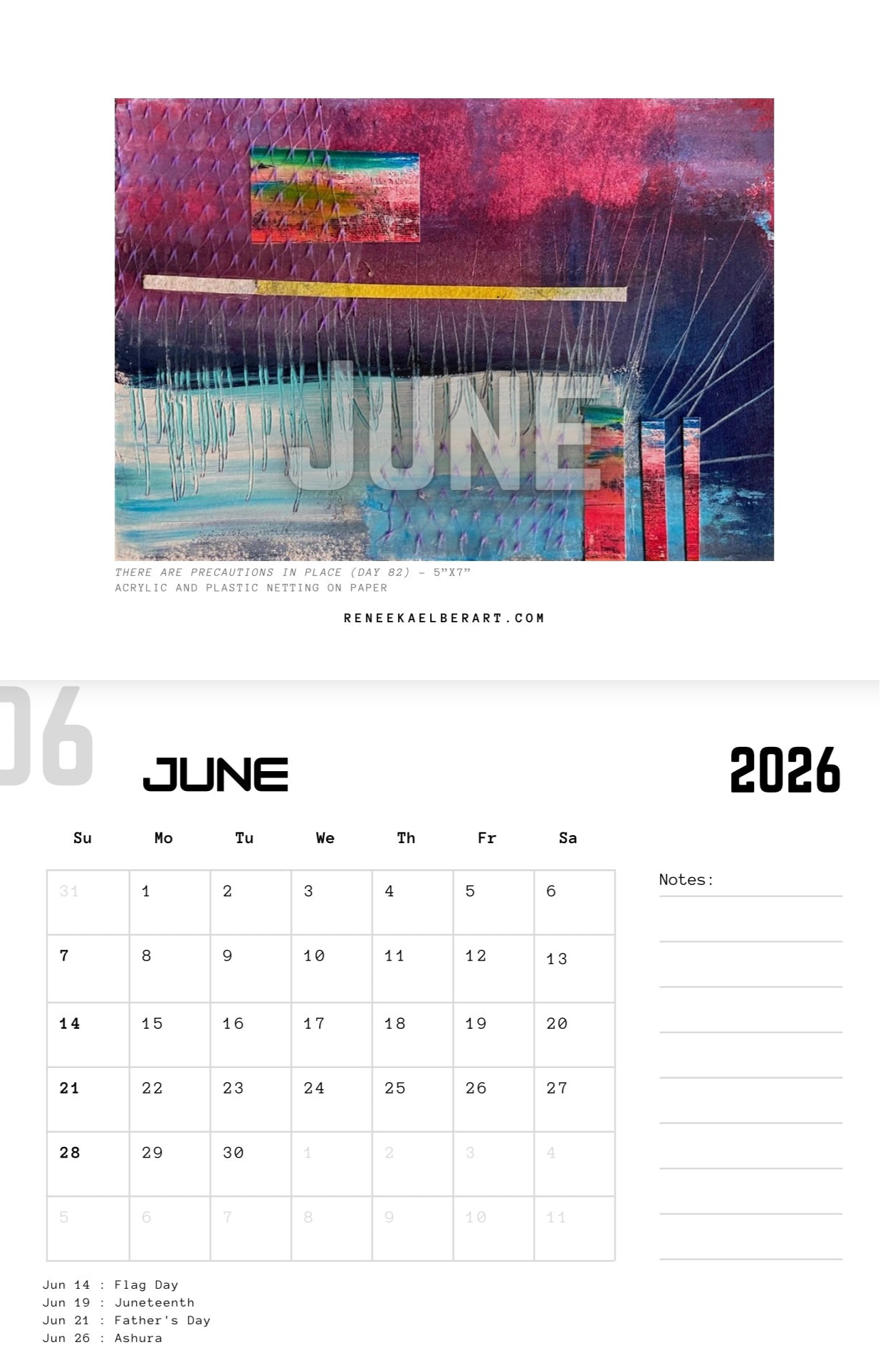 2026 Wall Calendar