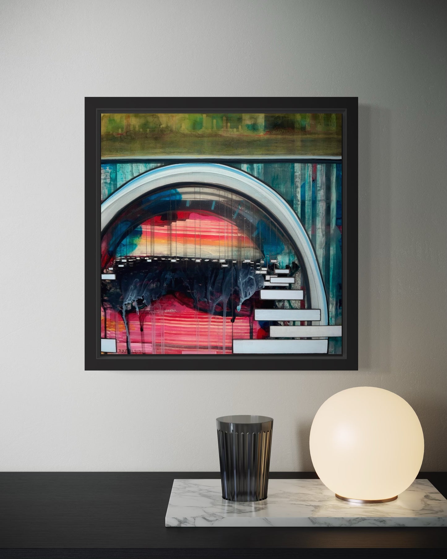 Somewhere Under the Rainbow- Original Artwork on Canvas