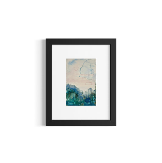 Sunday Dreams I Original Watercolor on Paper - R.Kaelber Art