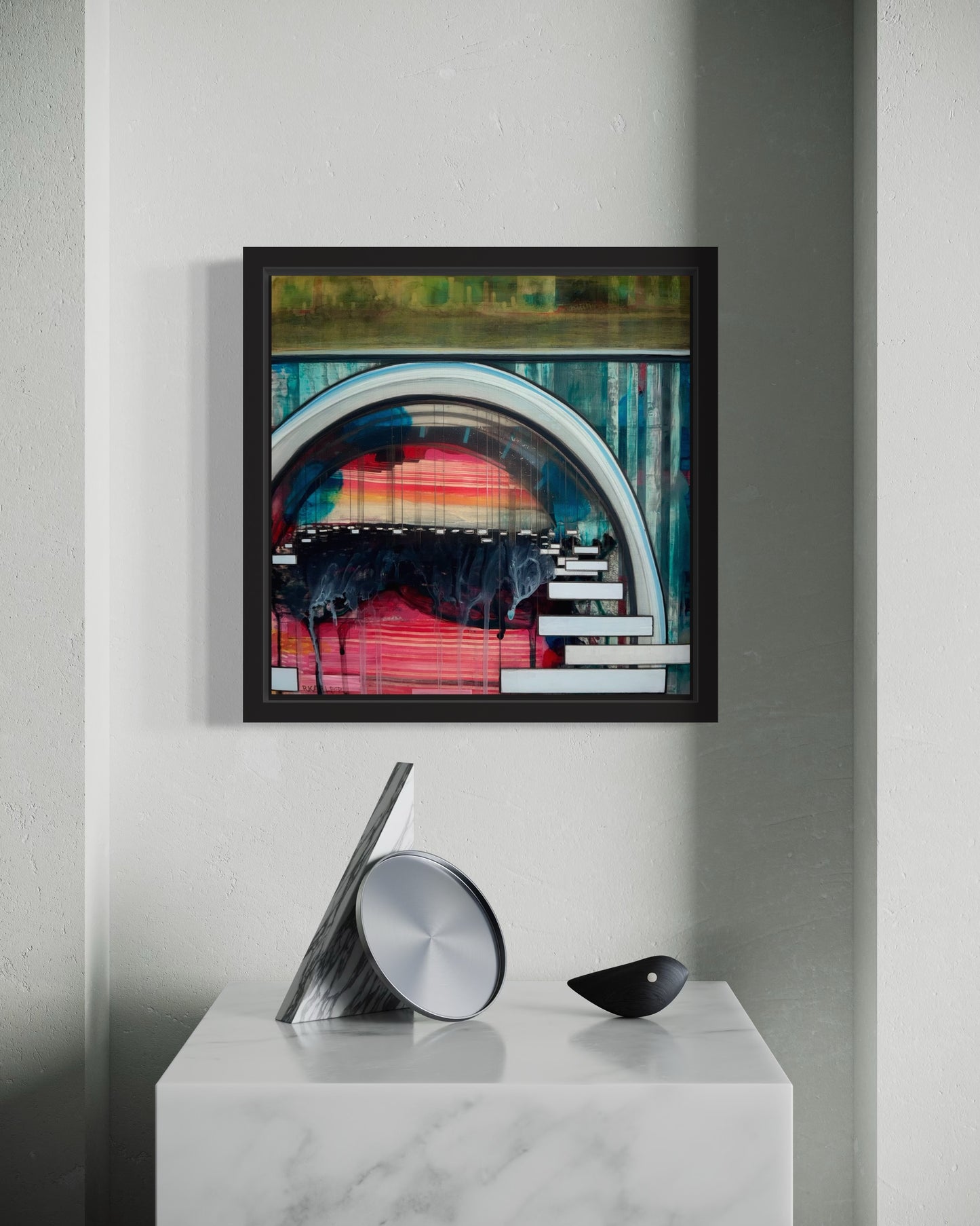 Somewhere Under the Rainbow- Original Artwork on Canvas