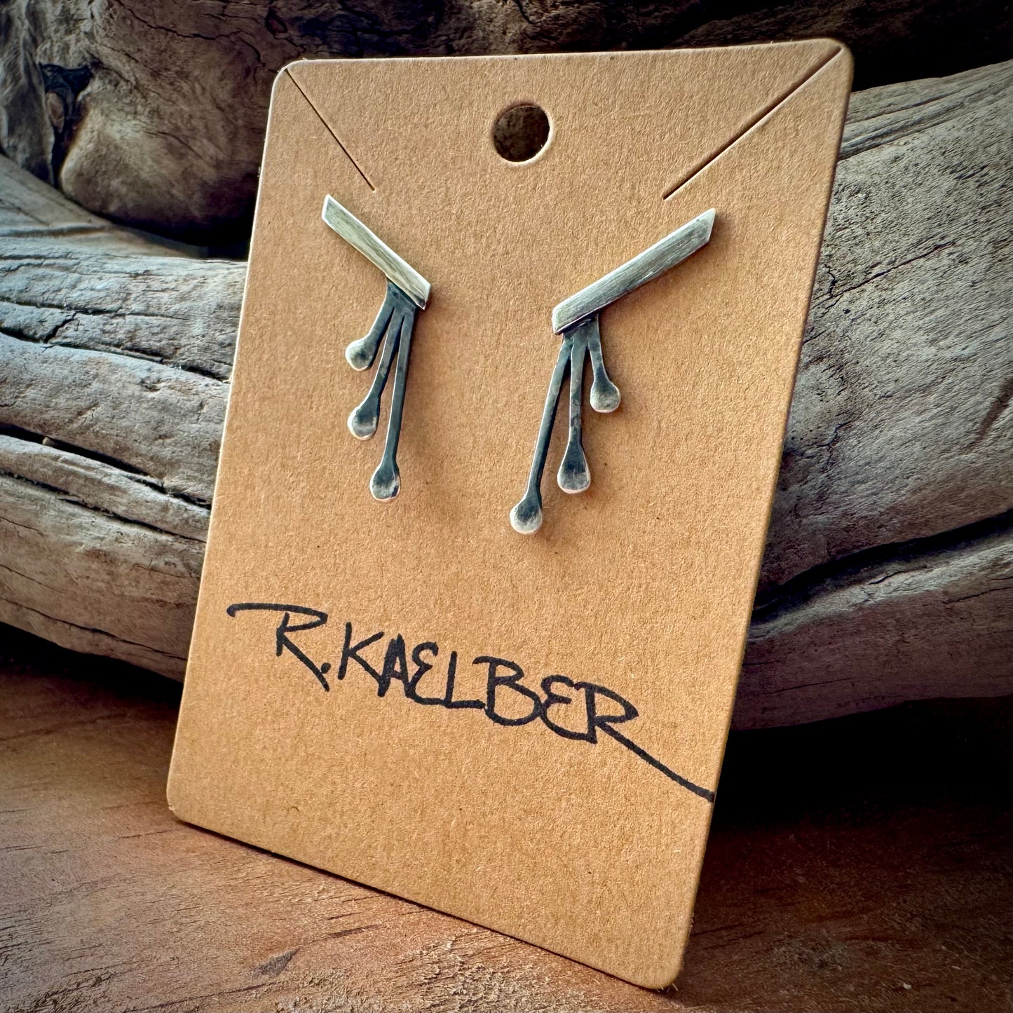 Sterling Sliver Droplet Earrings