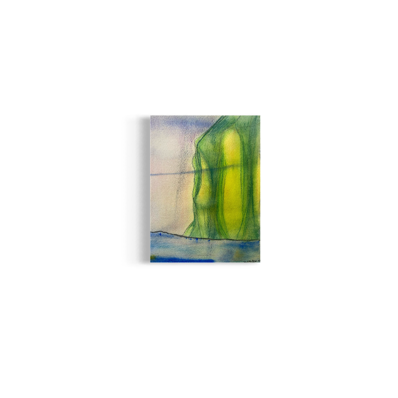 Gods in the Cliffs -Original Artwork on Paper - R.Kaelber Art