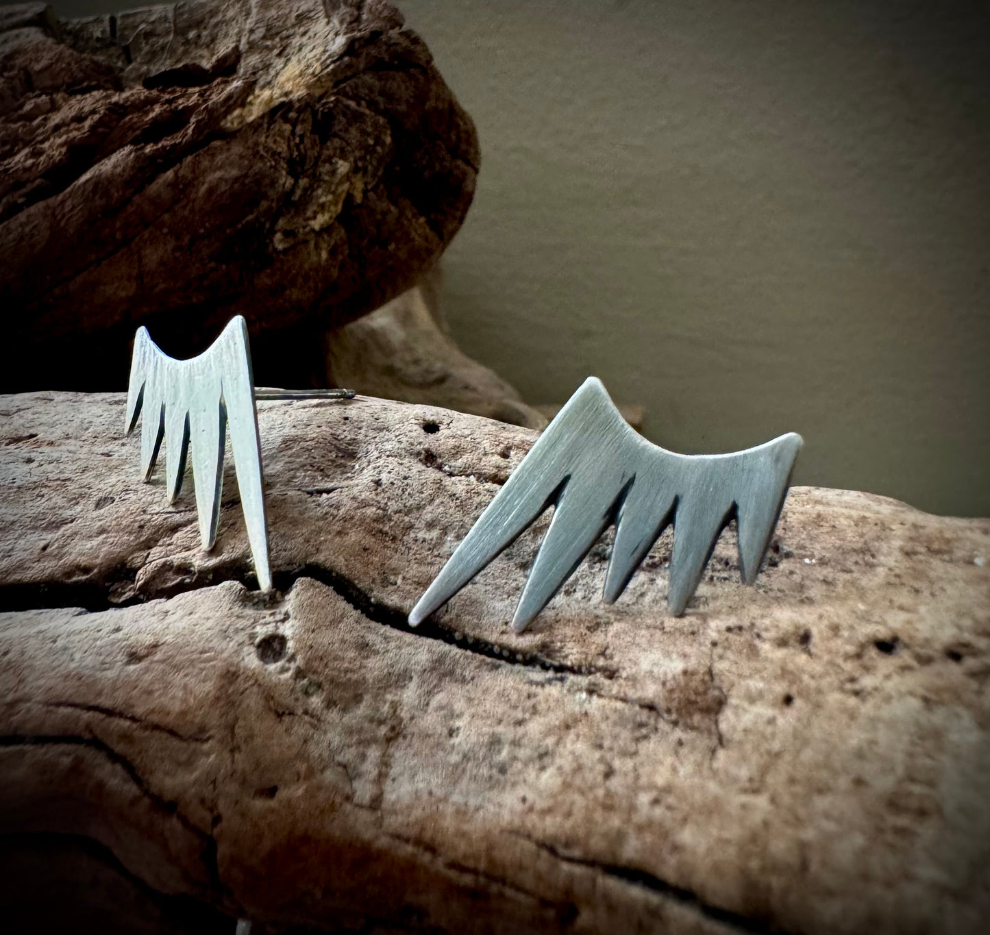 Sterling Sliver Bolt Earrings