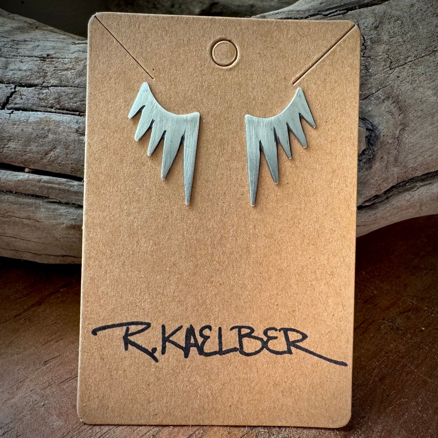 Sterling Sliver Bolt Earrings