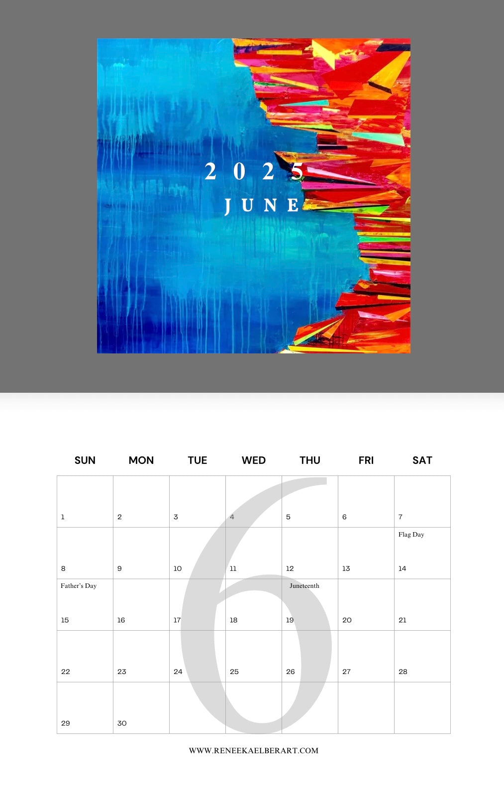 2025 Wall Calendar