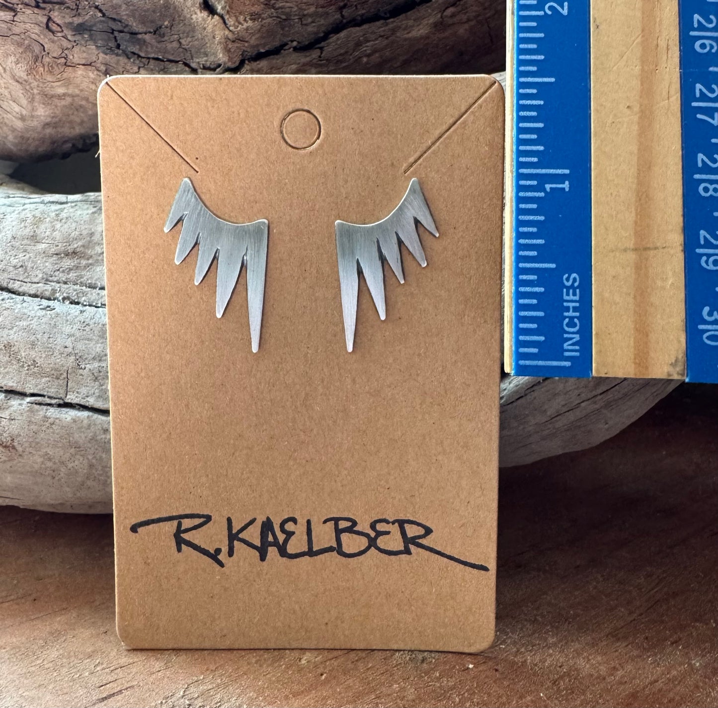Sterling Sliver Bolt Earrings