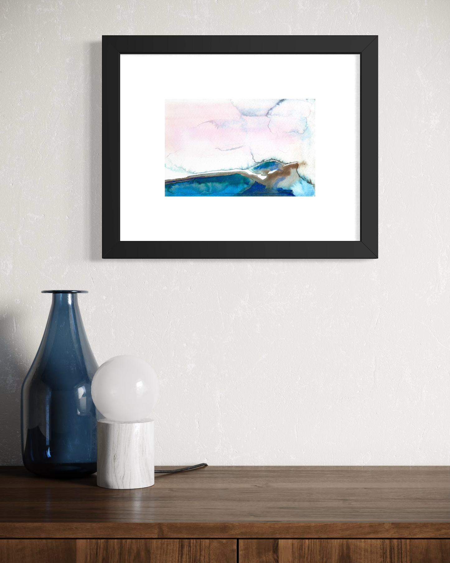 Tide Pool View Original Watercolor on Paper - R.Kaelber Art