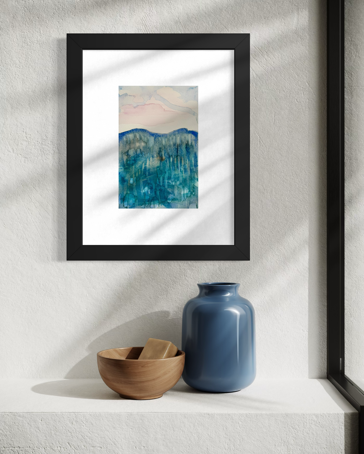 Sunday Dreams II Original Watercolor on Paper - R.Kaelber Art