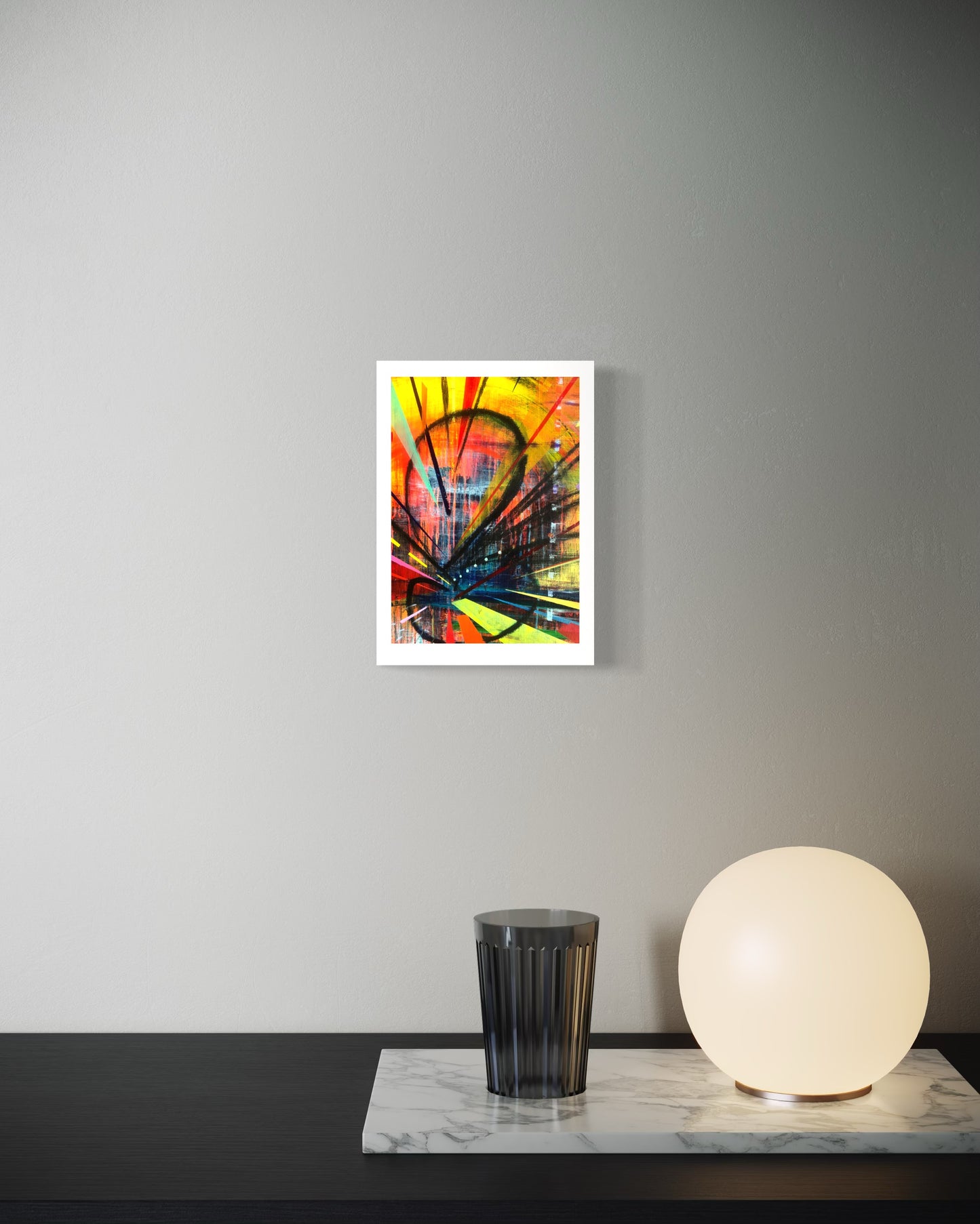 Entering the Unknown Center-Reproduction Print