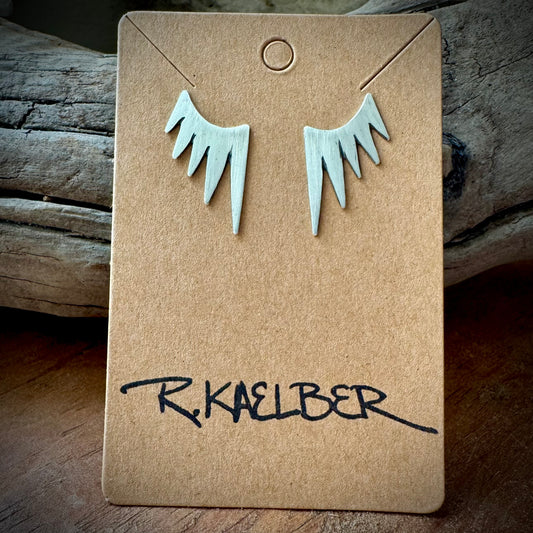 Sterling Sliver Bolt Earrings - R.Kaelber Art