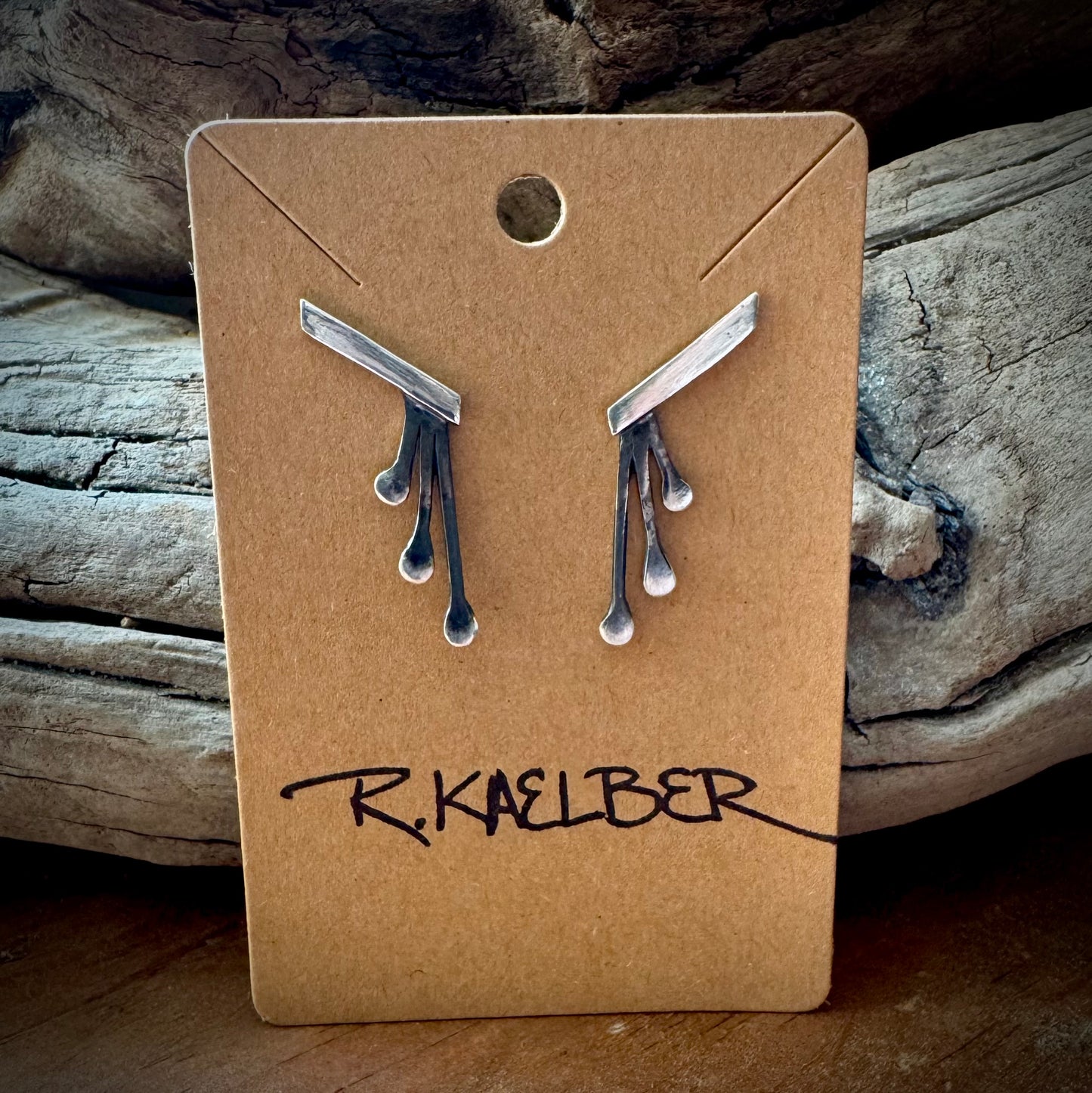 Sterling Sliver Droplet Earrings
