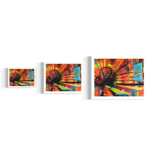 Entering the Unknown Landscape-Reproduction Print
