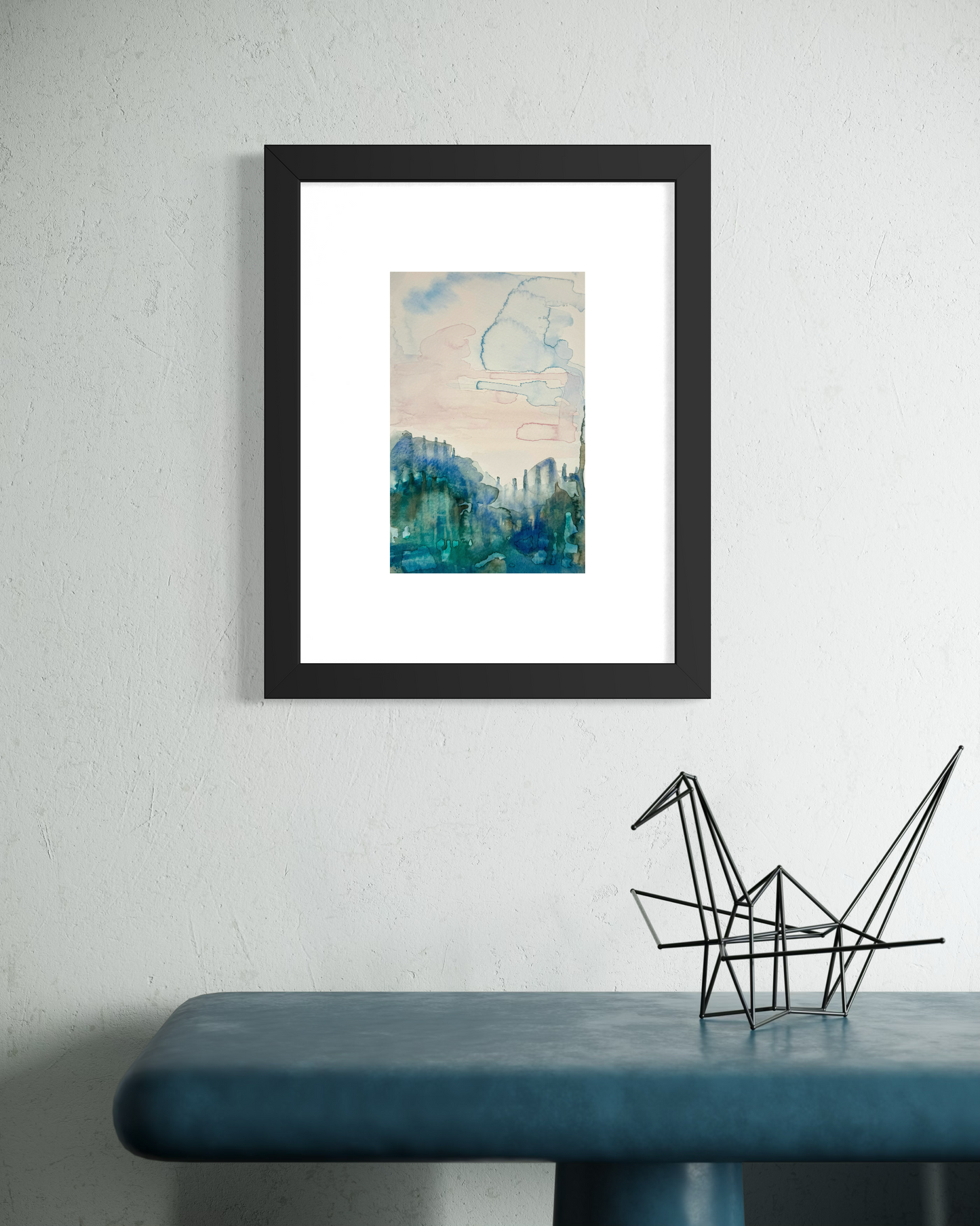 Sunday Dreams I Original Watercolor on Paper - R.Kaelber Art