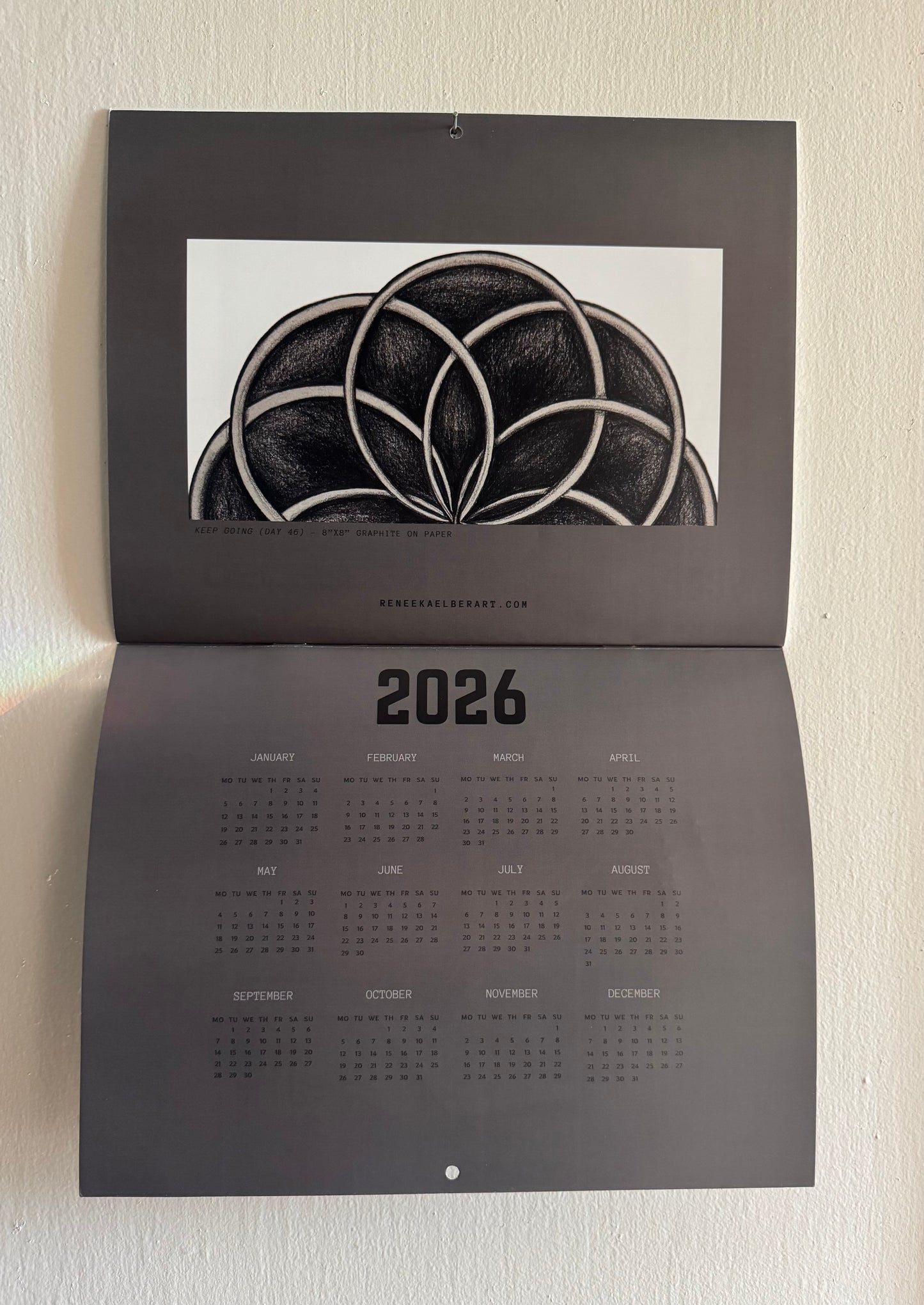 2026 Wall Calendar Staple Bound