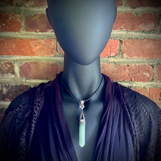 Sterling Silver and Amazonite Pendant - R.Kaelber Art