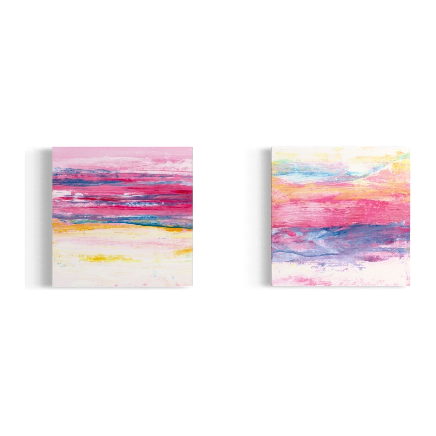 Kona Sunset I & II - Original Artwork on Paper - R.Kaelber Art