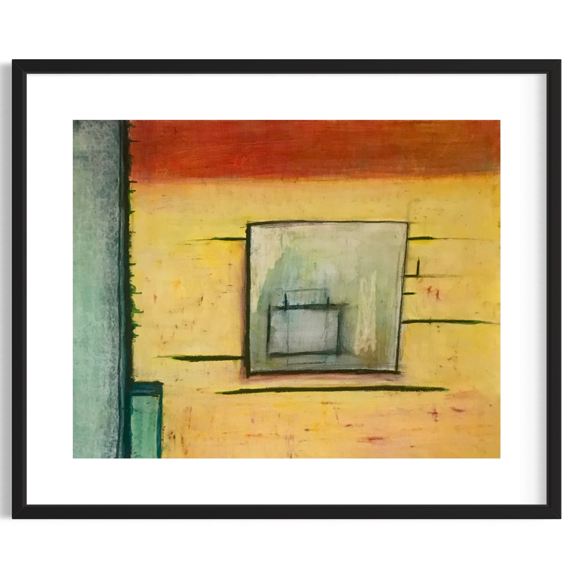 Wall - Original Artwork on Paper - R.Kaelber Art