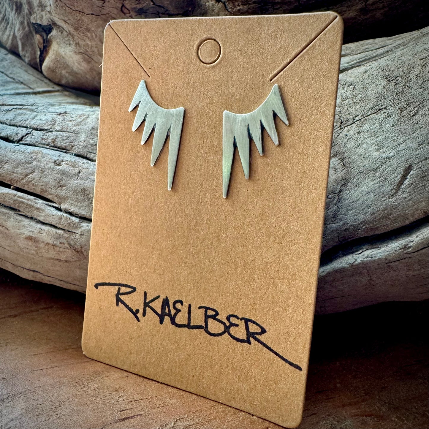 Sterling Sliver Bolt Earrings