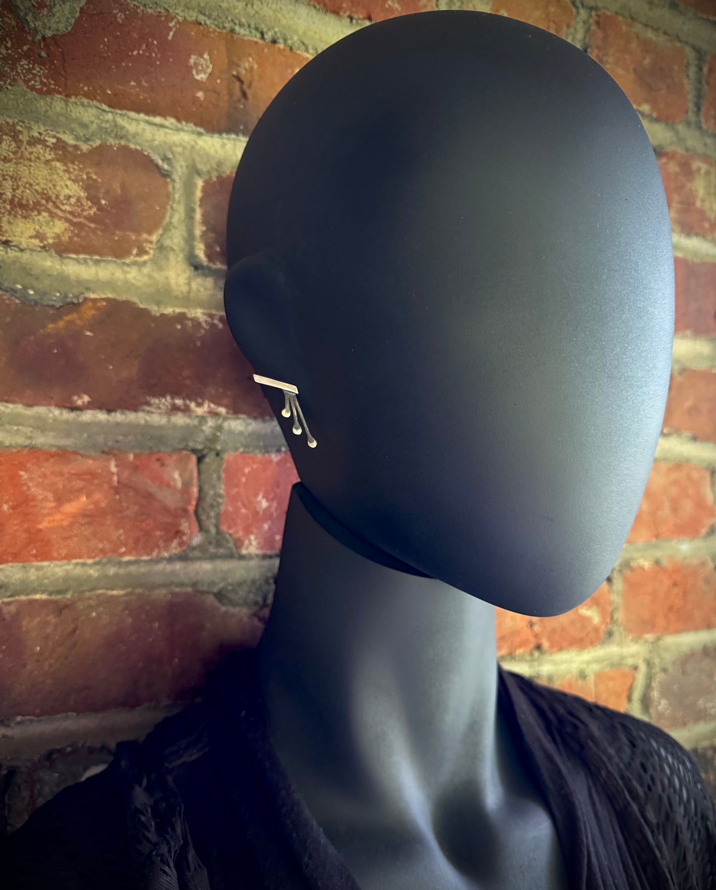 Sterling Sliver Droplet Earrings