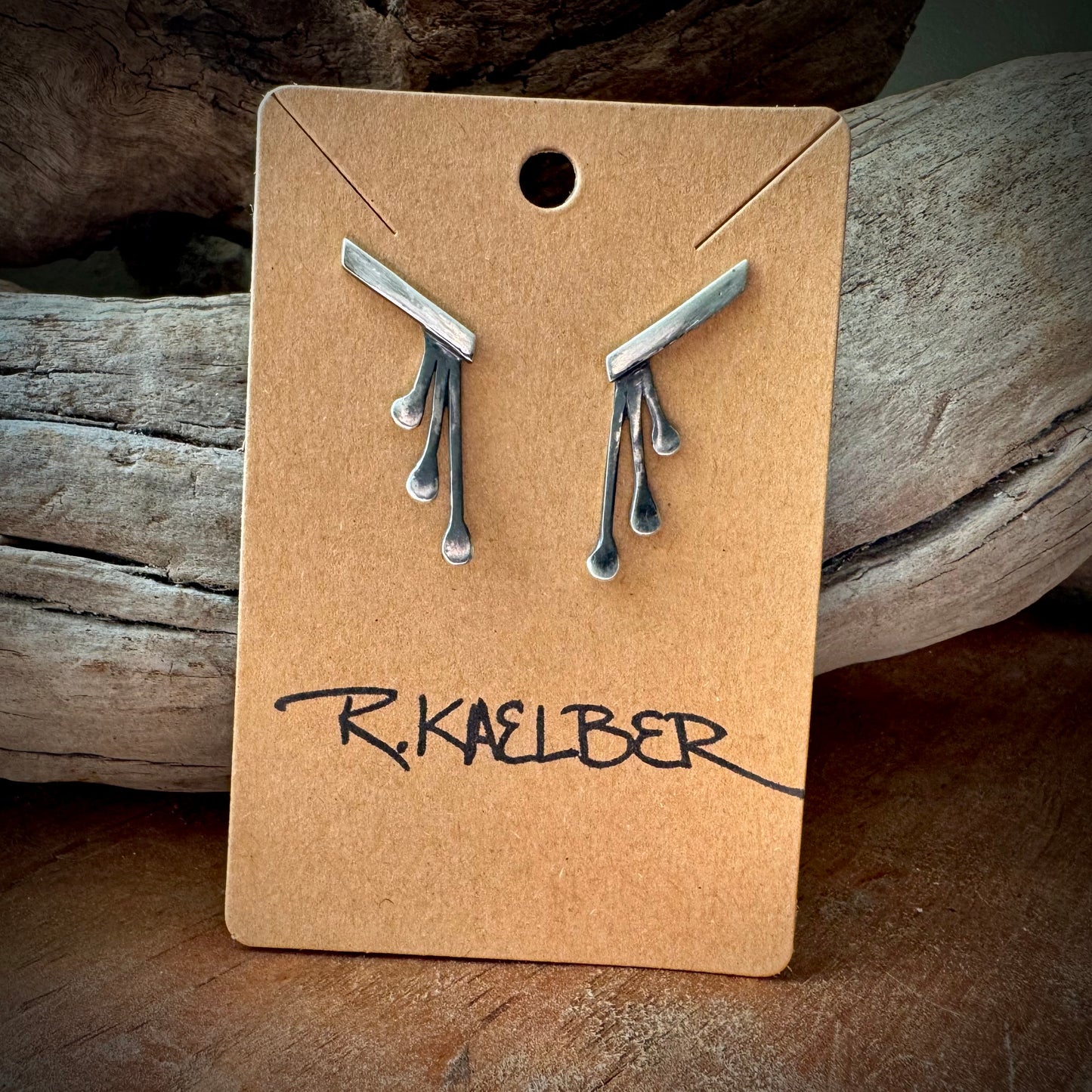 Sterling Sliver Droplet Earrings