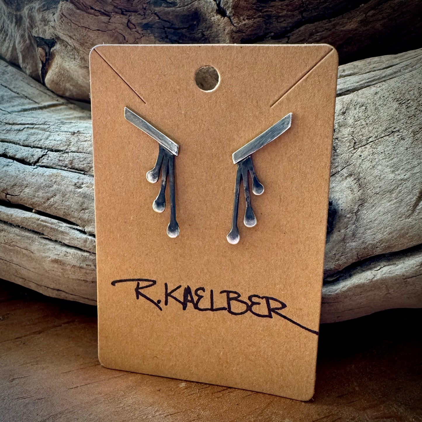 Sterling Sliver Droplet Earrings