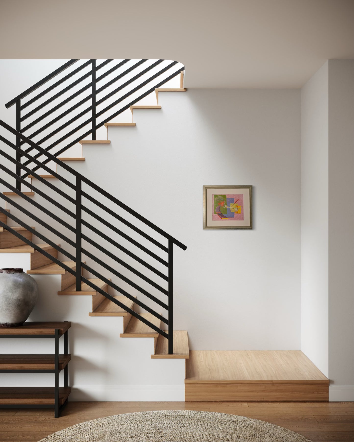 This Time Wasn’t So Bad - Original Woodblock Print Framed - R.Kaelber Art