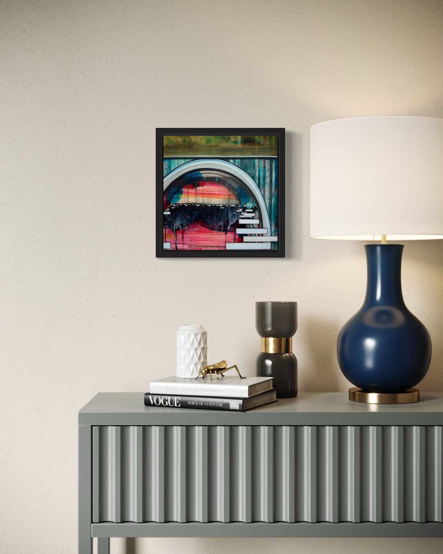 Somewhere Under the Rainbow- Original Artwork on Canvas