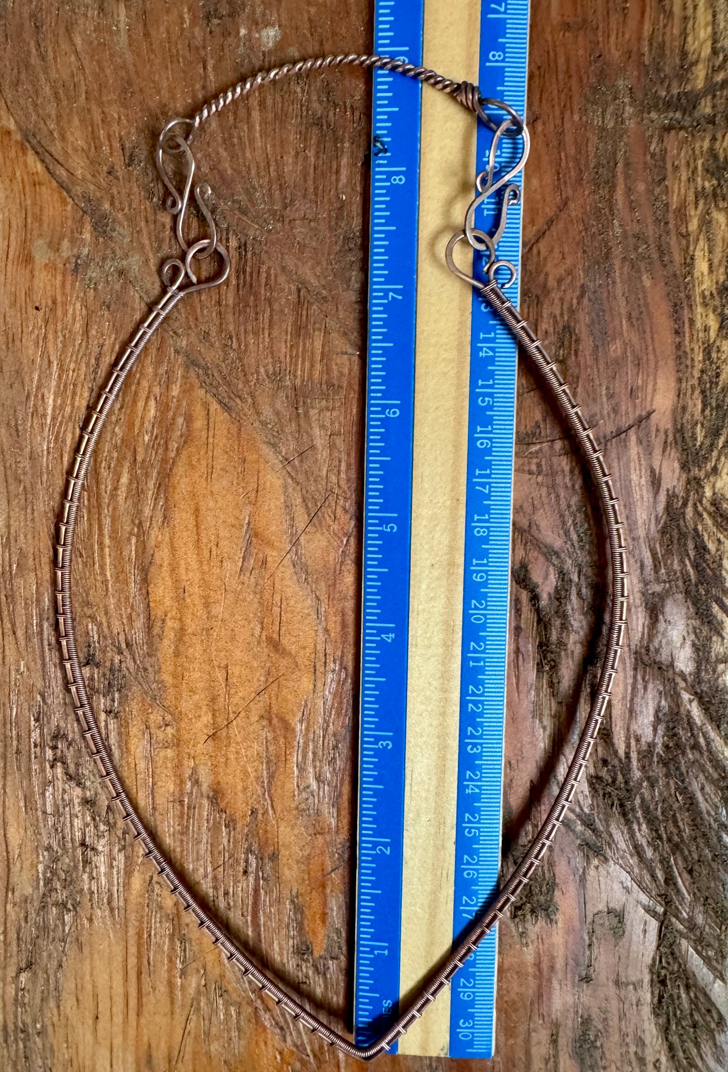 Labradorite Statement Necklace with Copper - R.Kaelber Art