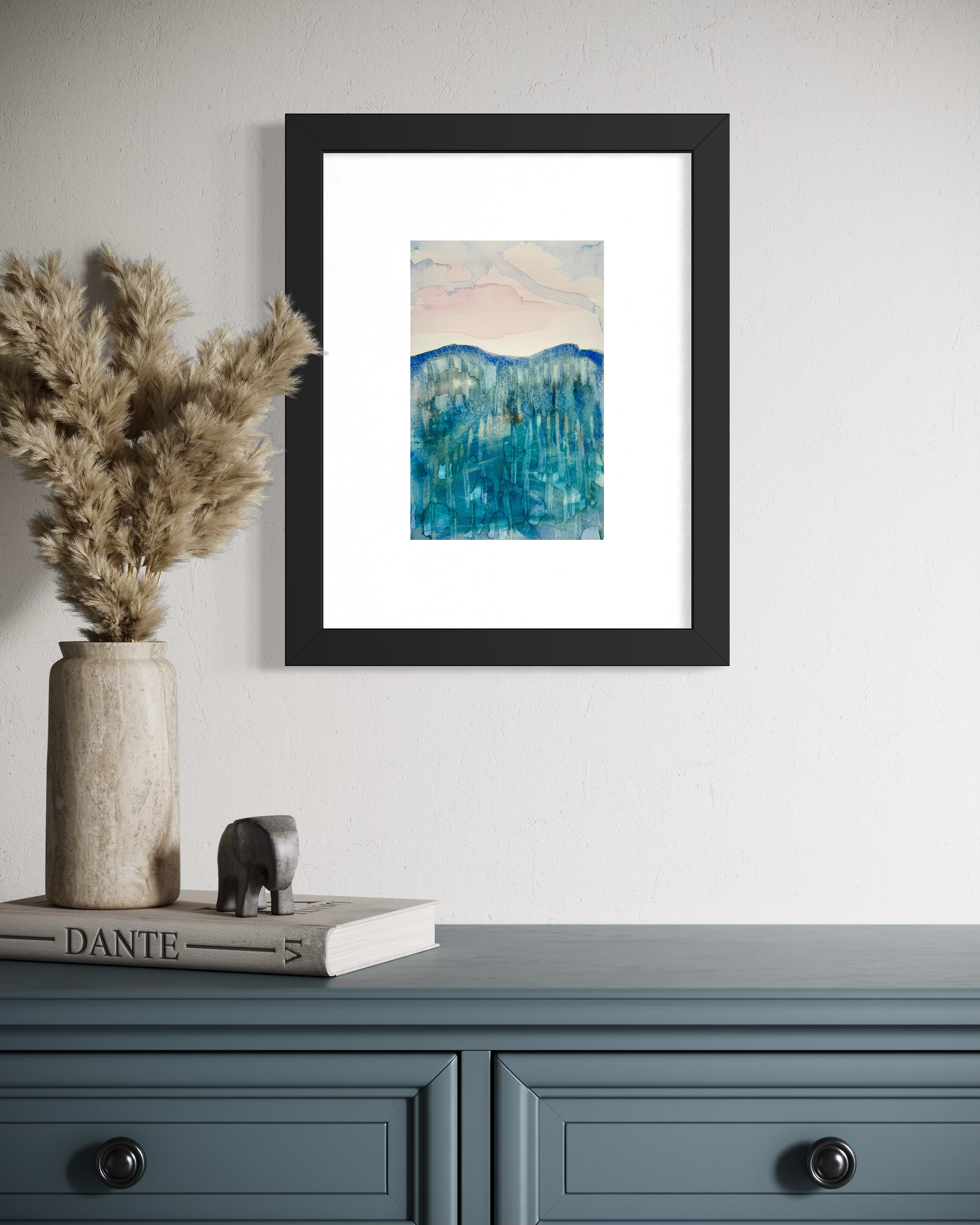 Sunday Dreams II Original Watercolor on Paper - R.Kaelber Art