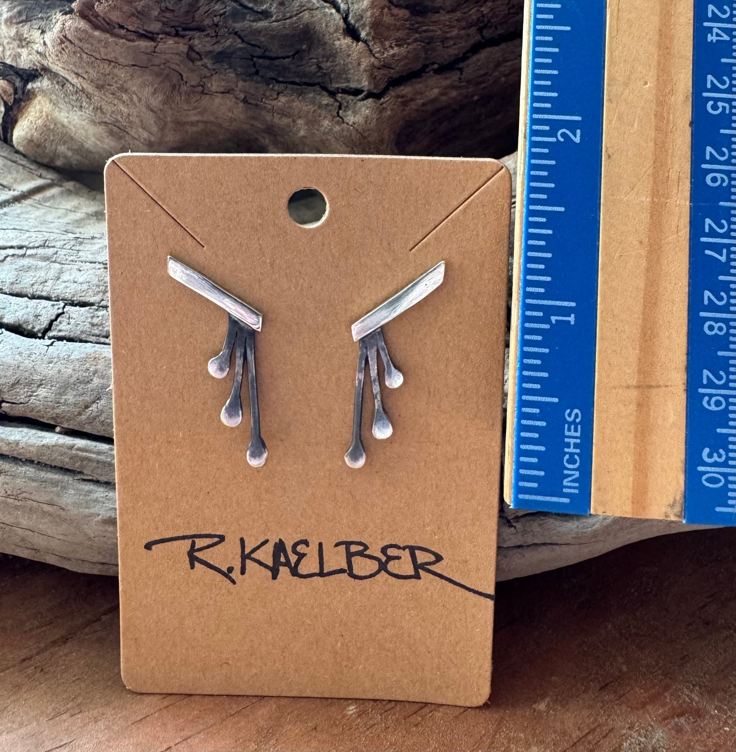 Sterling Sliver Droplet Earrings